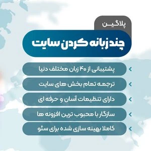 دانلود افزونه چند زبانه کردن سایت | پلاگین WPML